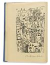 LASKER-SCHÜLER, ELSE. Theben. Gedichte und Lithographieen. 1923. Inscribed by Lasker-Schüler to Arno Nadel.